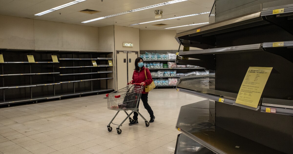Coronavirus outbreak spurs hoarding in Asia