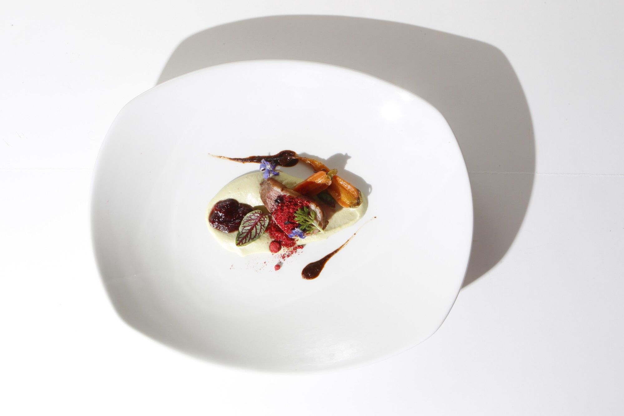 Chef Javier Plascencia's aged duck dish from his Tijuana restaurant Misión 19.