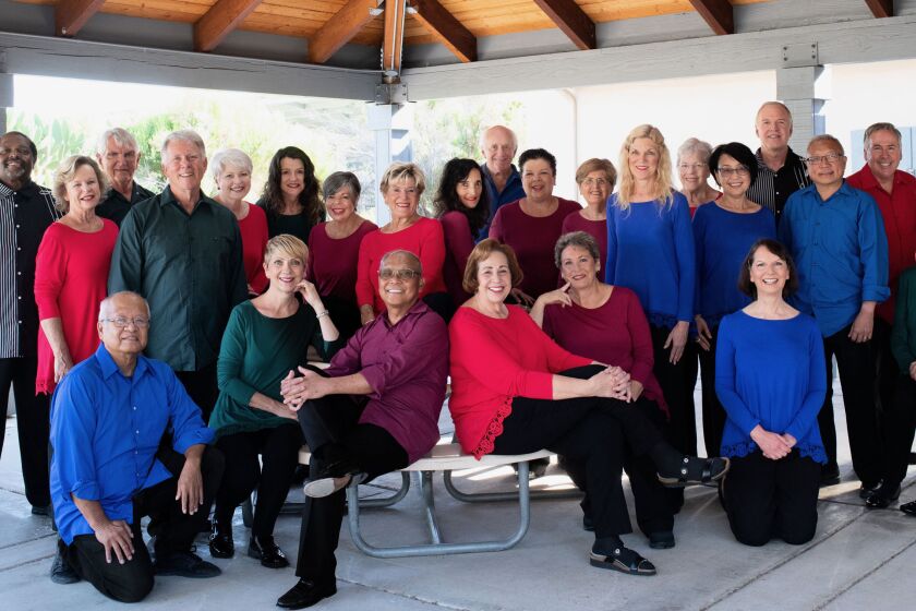 The San Diego Harmonics Chorale’s founding members.
