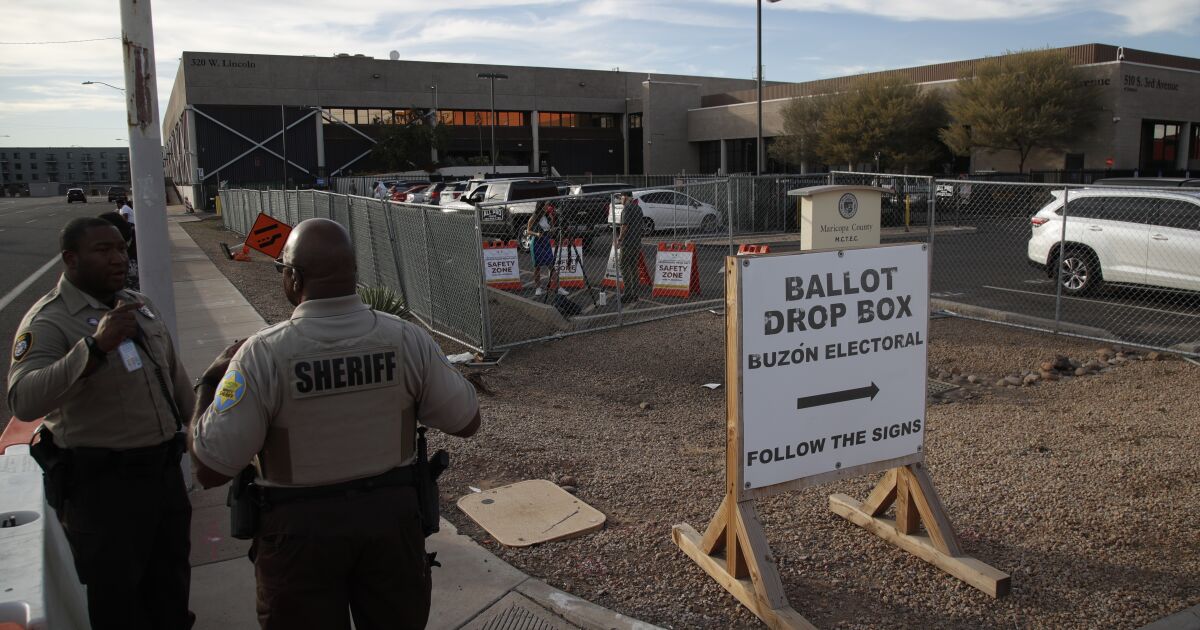 Arizona election officials brace for impact in battle against conspiracy theories 1 Arizona election officials brace for impact in battle against conspiracy theories