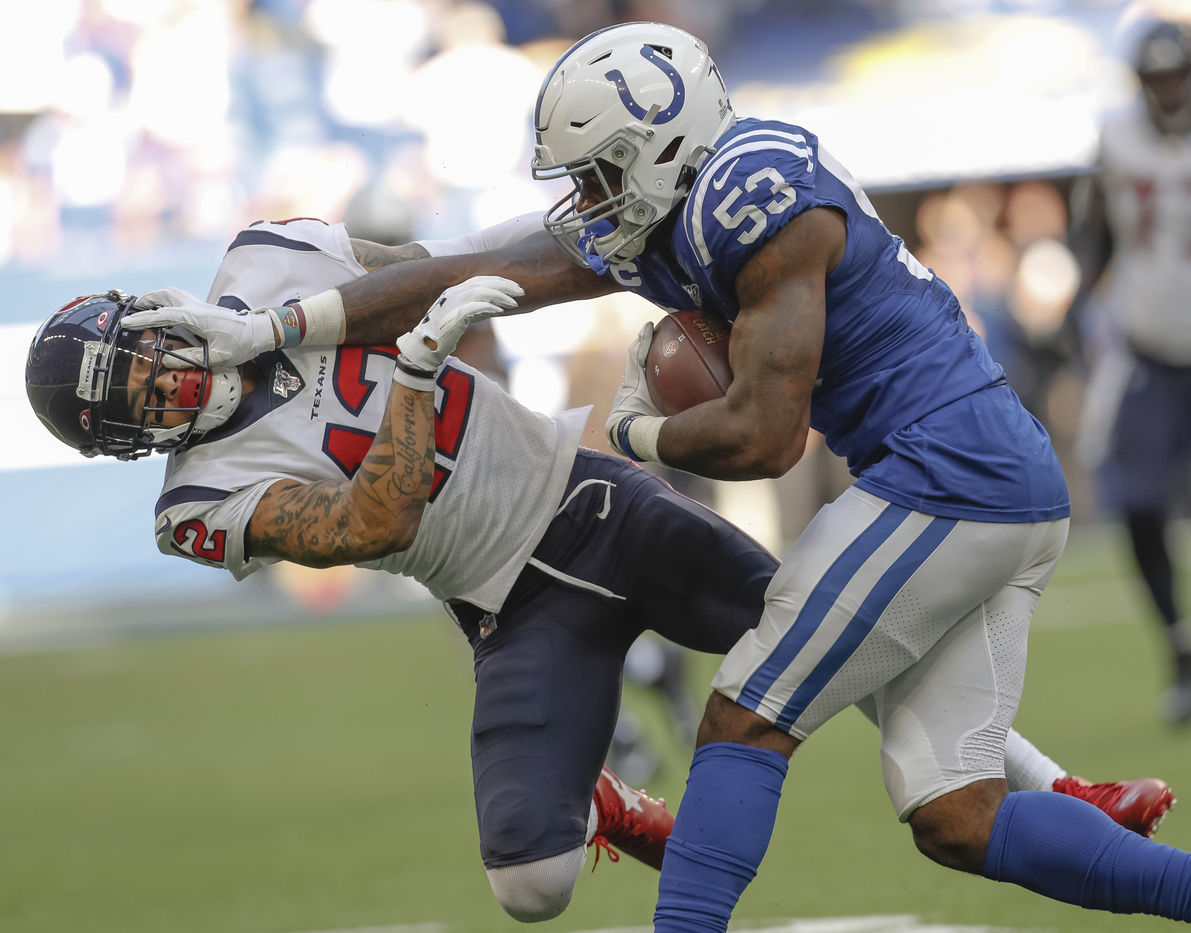 NFL roundup: Jacoby Brissett and Darius Leonard lead Colts past Texans