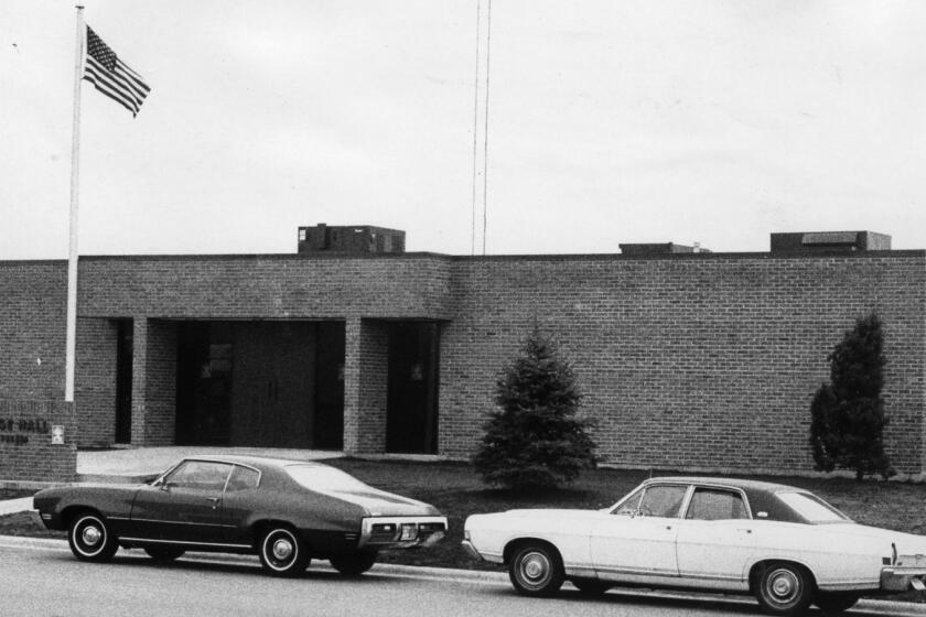 Oct. 28, 1971: The new $135,000 Carol Stream Village Hall at 415 N. Gary St. Municipal offices were located in a converted model home before completion of the building.