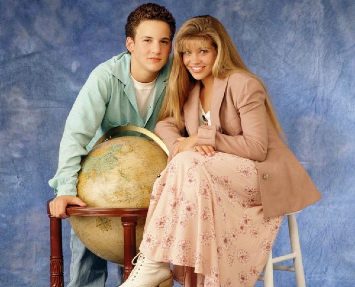 Ben Savage starred as Cory and Danielle Fishel as Topanga in ABC's "Boy Meets World."