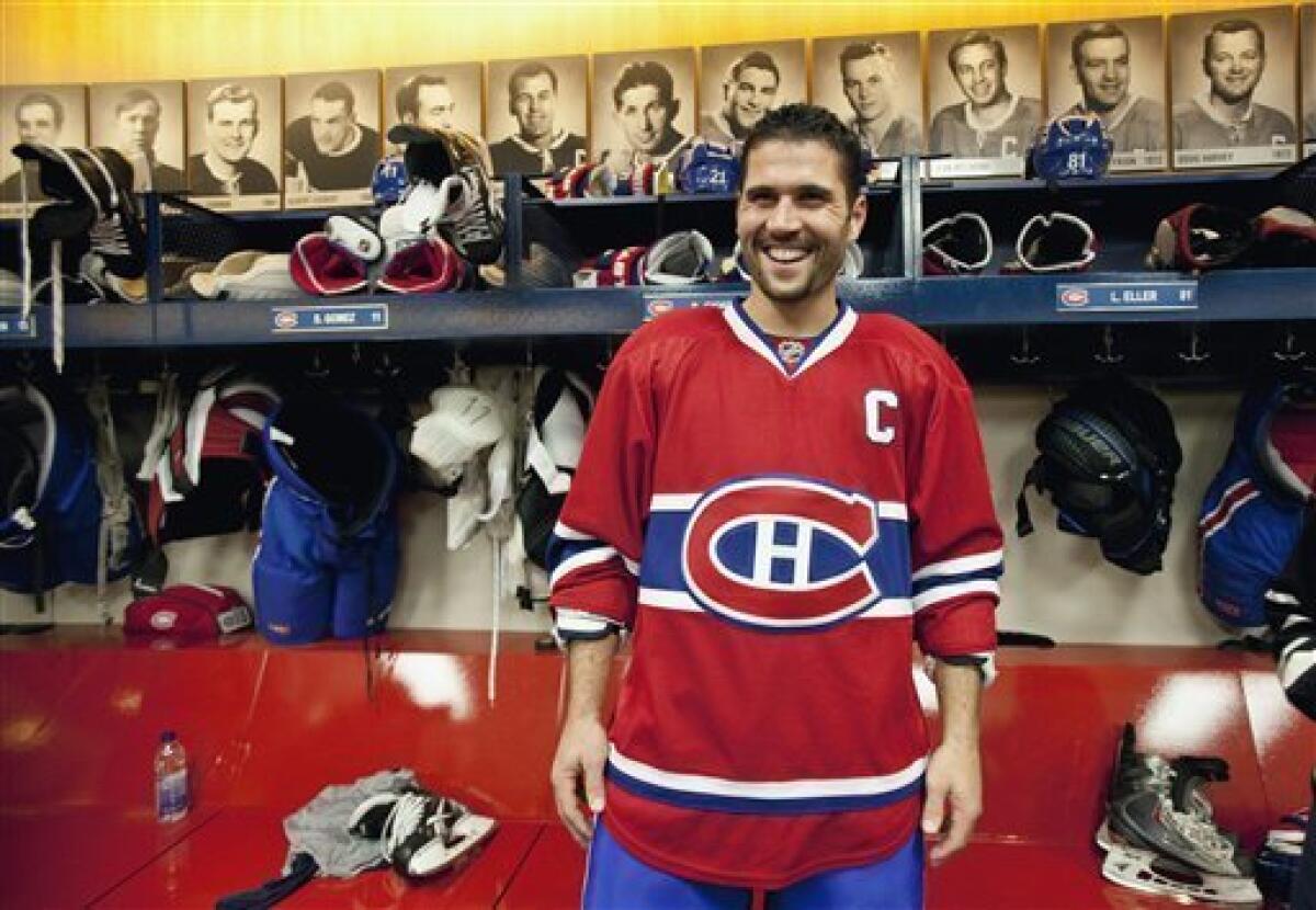 Canadiens name Gionta 28th captain