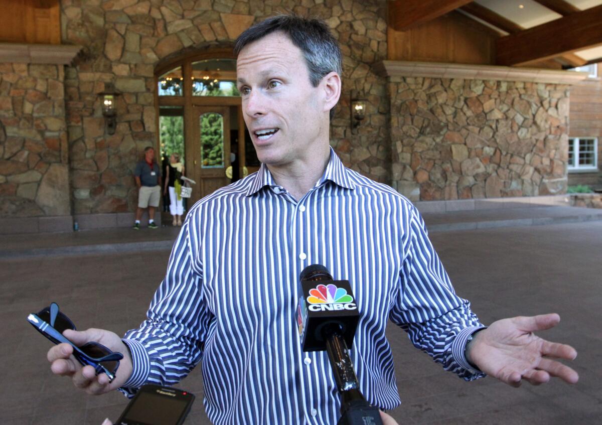 Walt Disney Co. Chief Operating Officer Thomas Staggs, shown in 2013, is leaving his post in May.