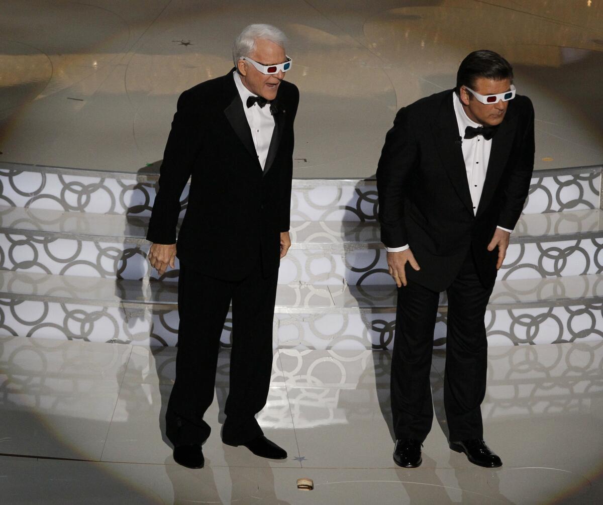 Steve Martin, left, and Alex Baldwin at the 82nd Annual Academy Awards at the Kodak Theatre in Hollywood.