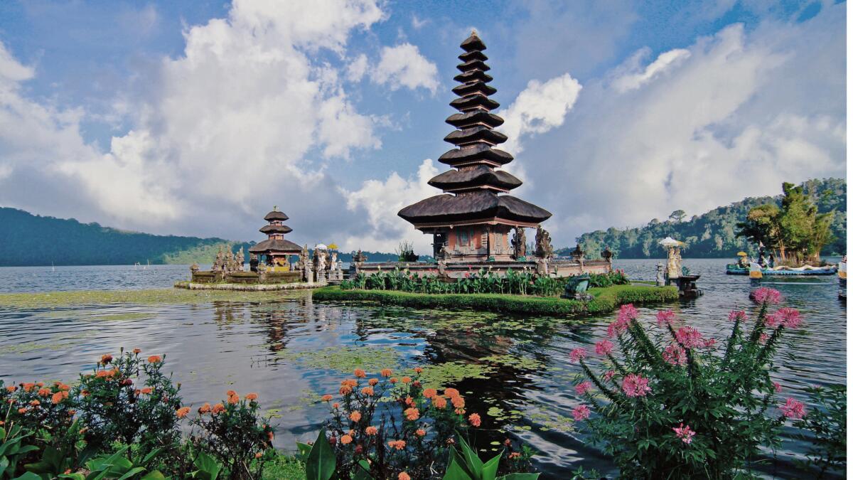 The popular Bali tourist site of Taman Ayun Temple is just north of the capital, Denpasar. Eva Air is offering a $753 round-trip fare from LAX.