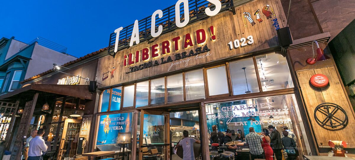 Tacos Libertad in Hillcrest is the Cohn Restaurant Group's more than 2-year-old nonprofit restaurant that channels 100 percent of its profits to a different local charity each month.