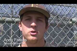 Crespi sidearmer Andy Frakes is on hot streak