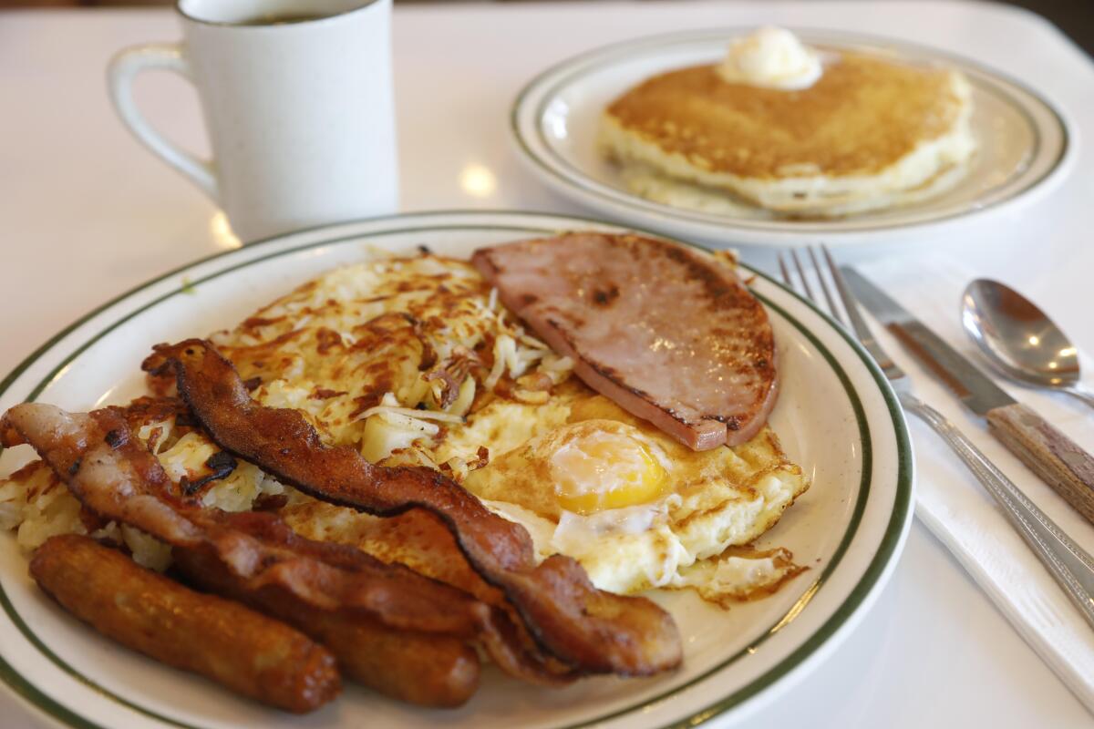 The Bigger Better Breakfast is one of the bestselling items at Norms.
