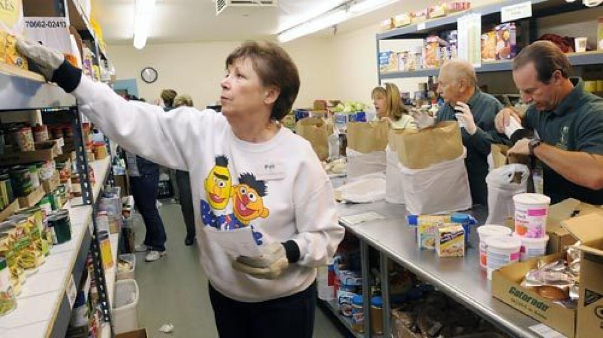Food shortage hits charity pantries Los Angeles Times