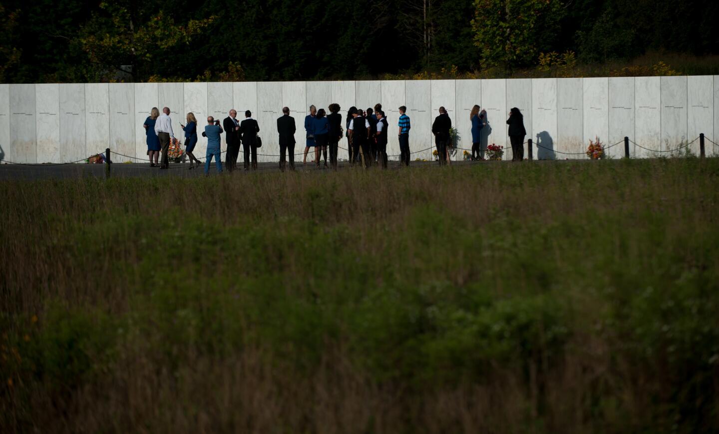 Wall of Names at the Flight 93 National Memorial in Shanksville, Pa.