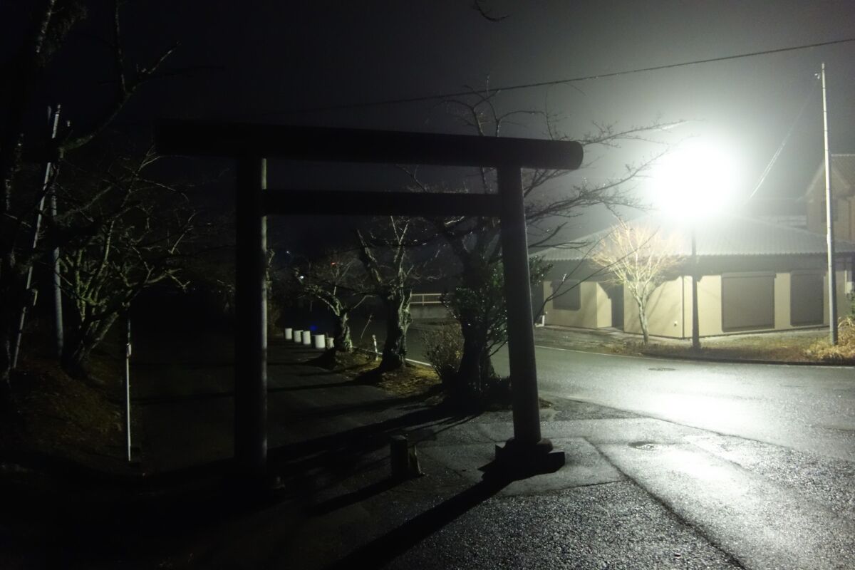The streetlights are back on in Naraha, Japan, but there are very few people returning yet. The streets at night are empty and it feels like a ghost town.