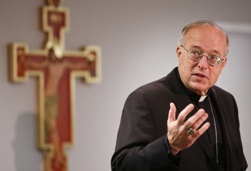 Bishop Robert McElroy, the head of the Roman Catholic Diocese of San Diego, insisted that Catholic tradition has a role to play in public policy.