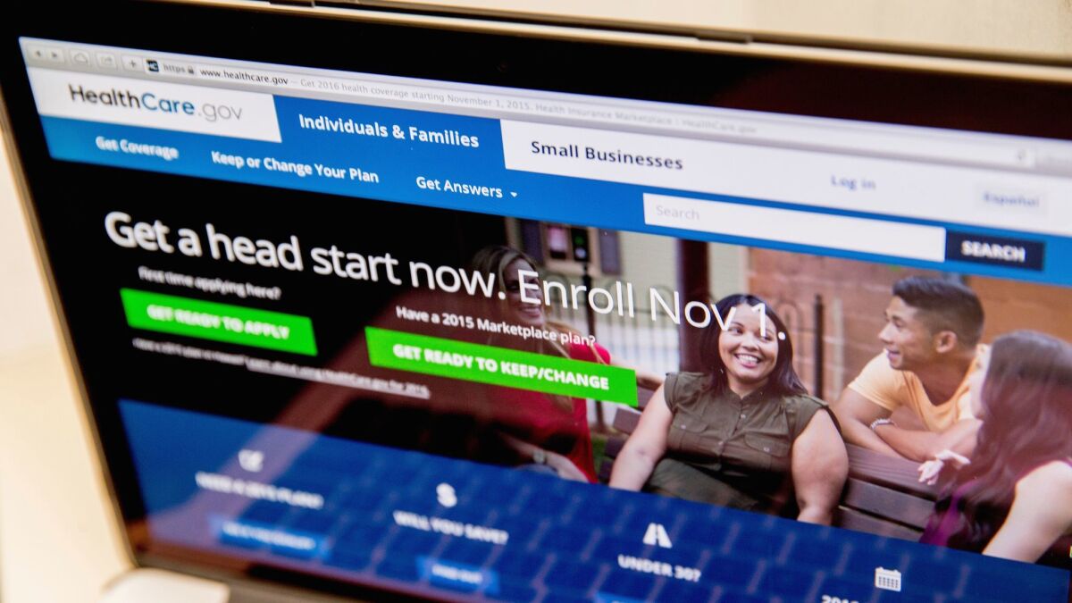 More than 100,000 people signed up for health coverage on HealthCare.gov the day after Donald Trump was elected president.