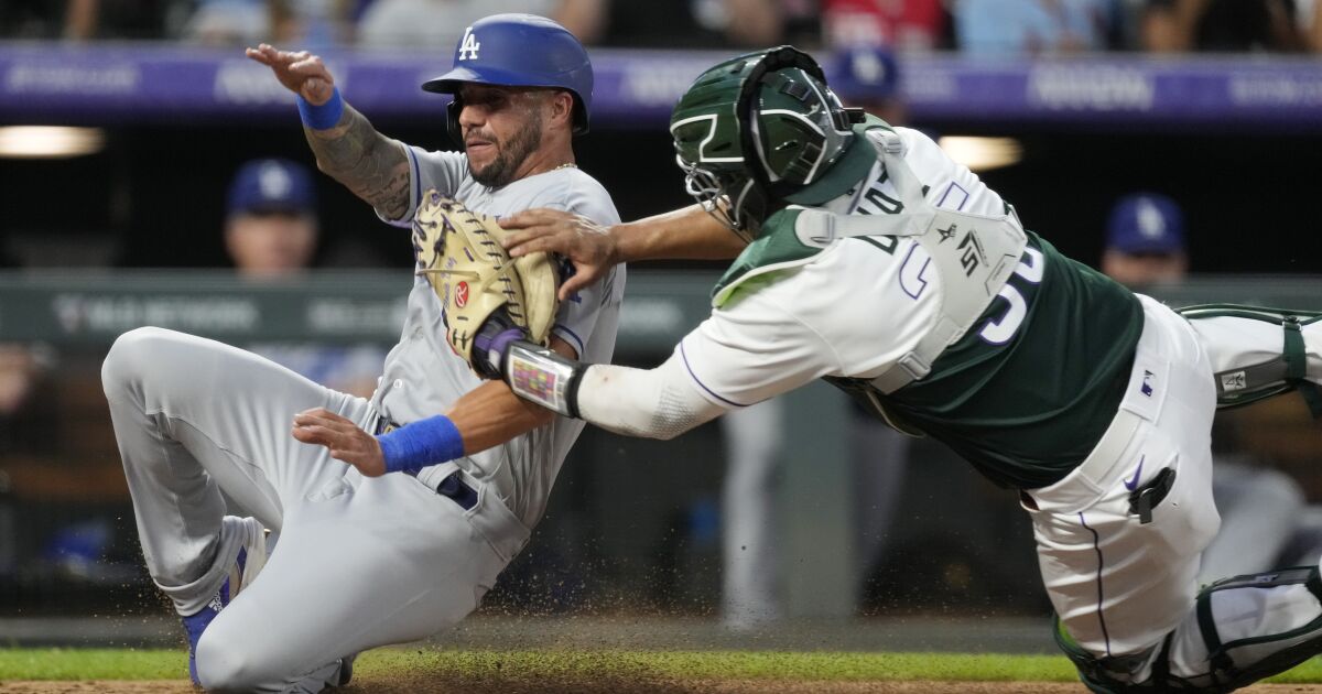 Le rallye des Dodgers échoue dans une affaire à haut score contre les Rockies
