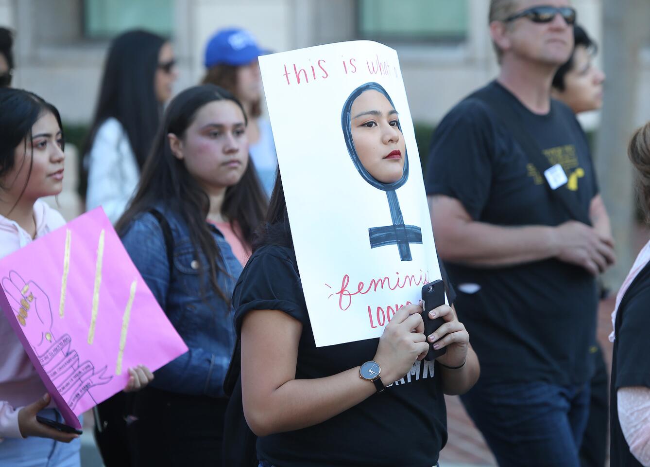 OC Woman's March in downtown Santa Ana