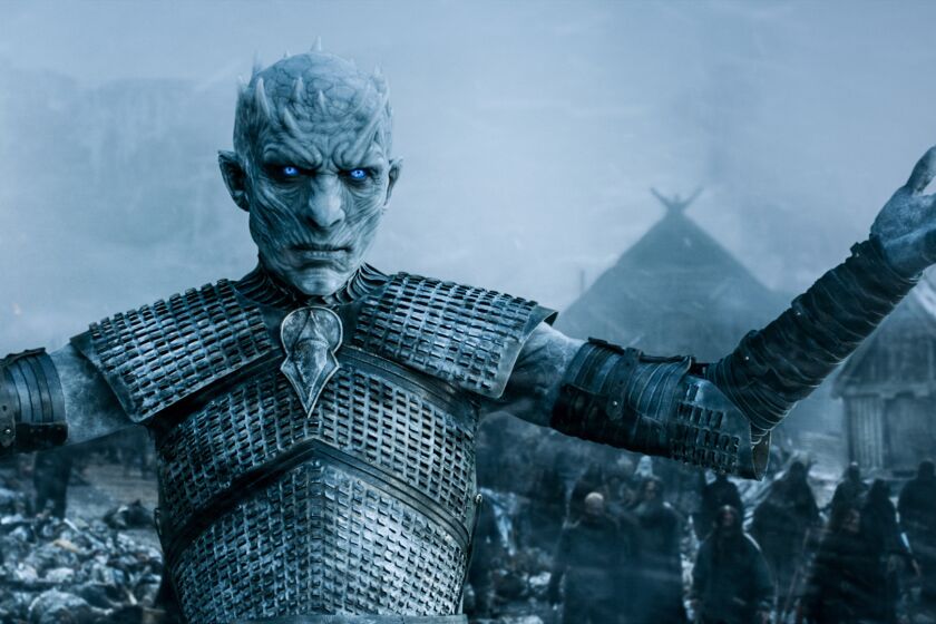 A White Walker in a scene from HBO's "Game Of Thrones." Credit: HBO