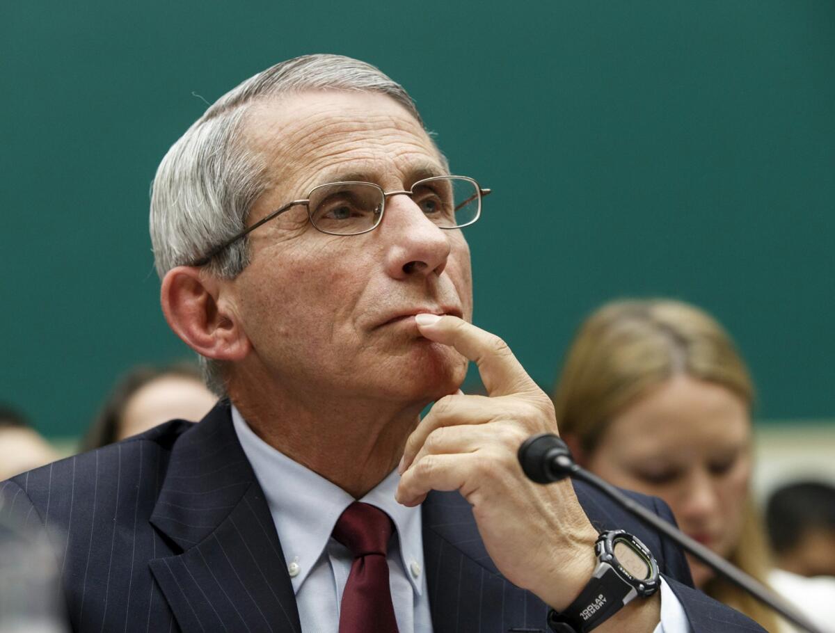 Dr. Anthony Fauci, director of The National Institute of Allergy and Infectious Diseases.