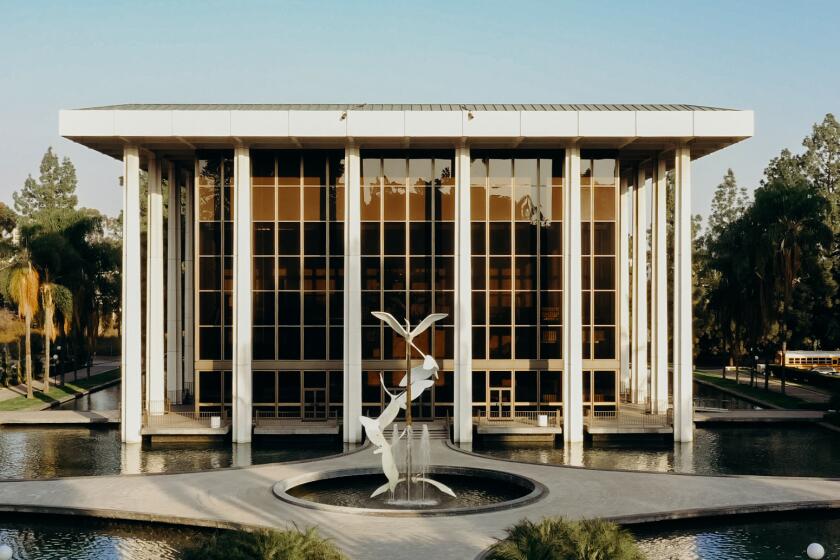 The Ambassador Auditorium at 131 S. St. John Ave. in Pasadena.