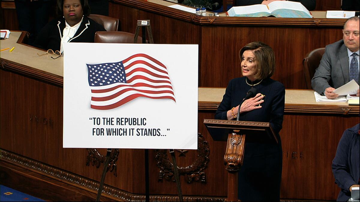 Pelosi speaks about impeachment