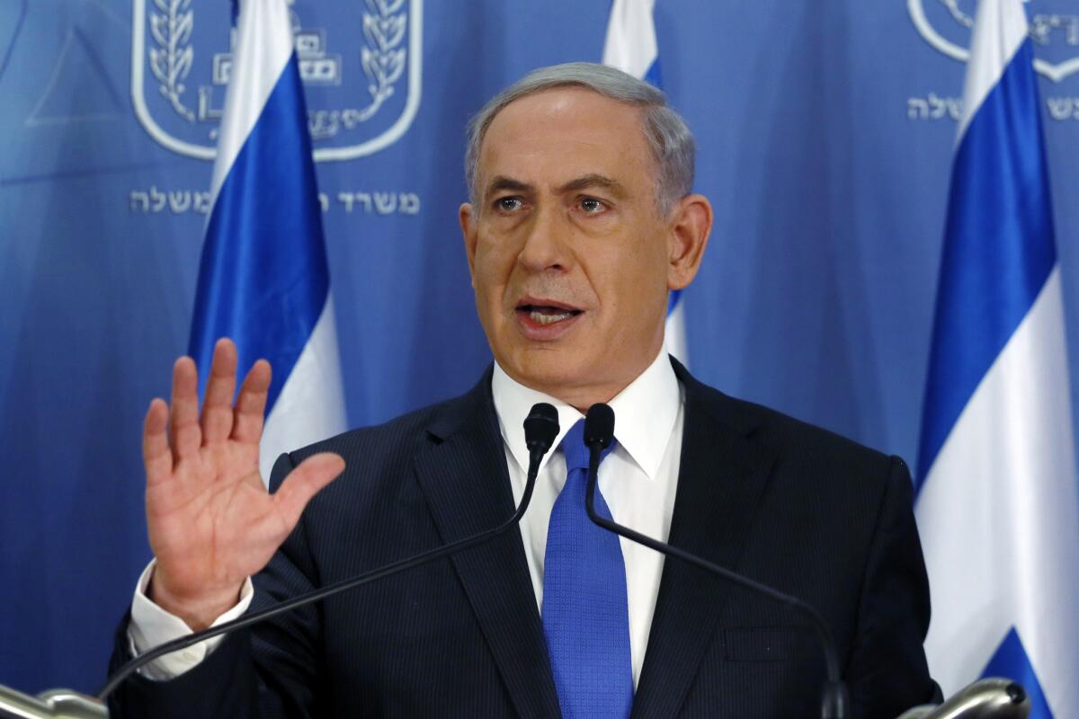 Israeli Prime Minister Benjamin Netanyahu