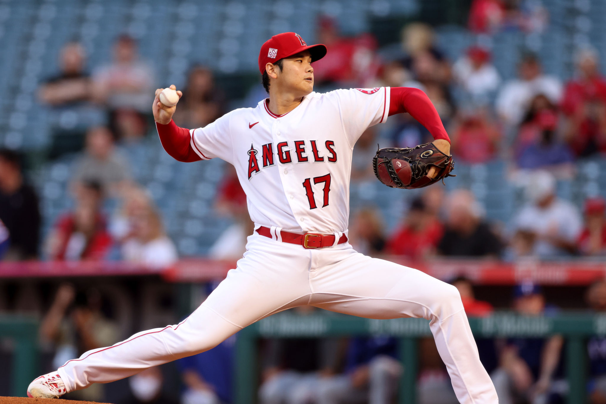 Shohei Ohtani of the Los Angeles Angels during the Major League