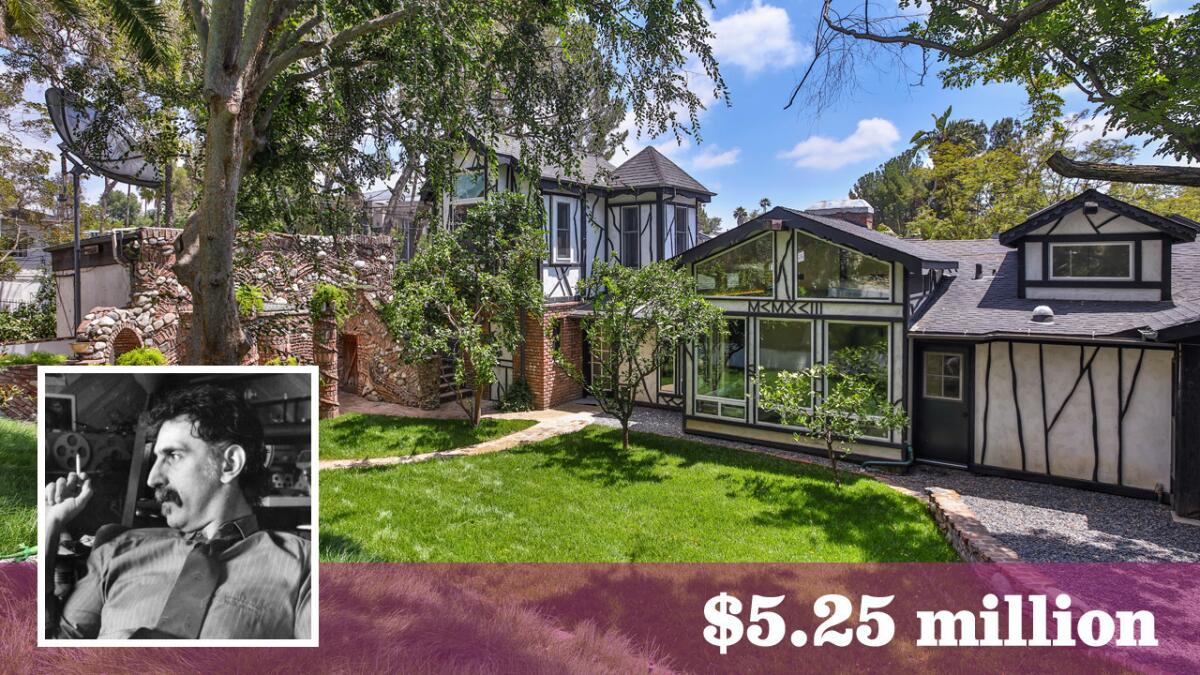 The family compound of late musician Frank Zappa has sold in Holllywood Hills West for $5.25 million.