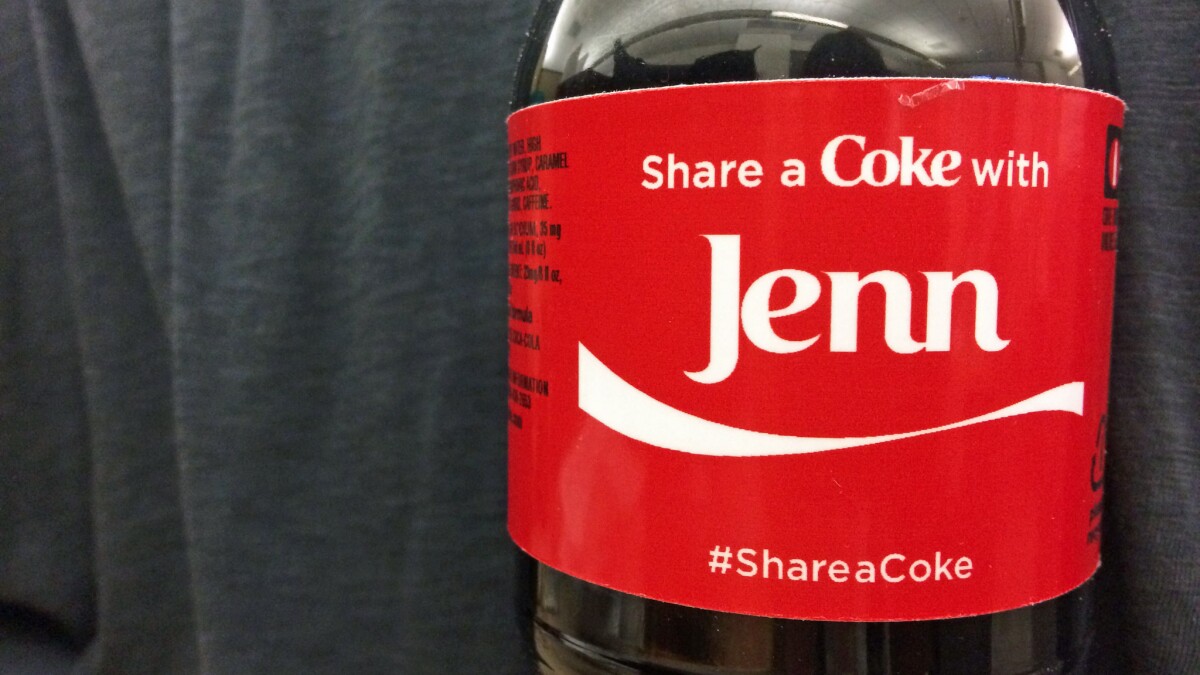How to get your name on a Coke bottle - Los Angeles Times