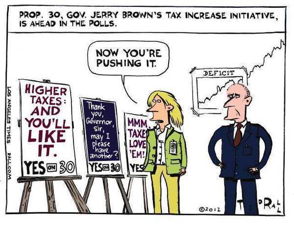 Gov. Brown's tax increase initiative