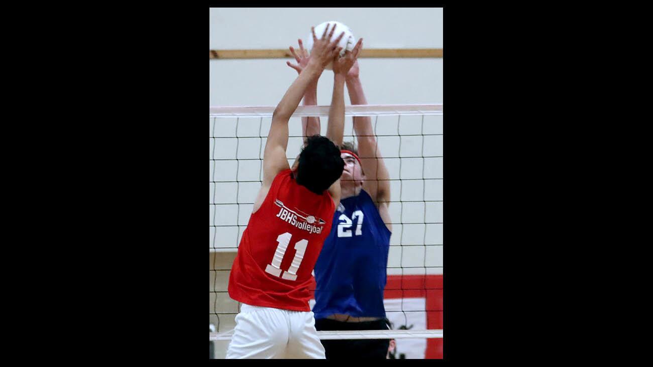 Photo Gallery: Burroughs vs. Burbank in boys volleyball