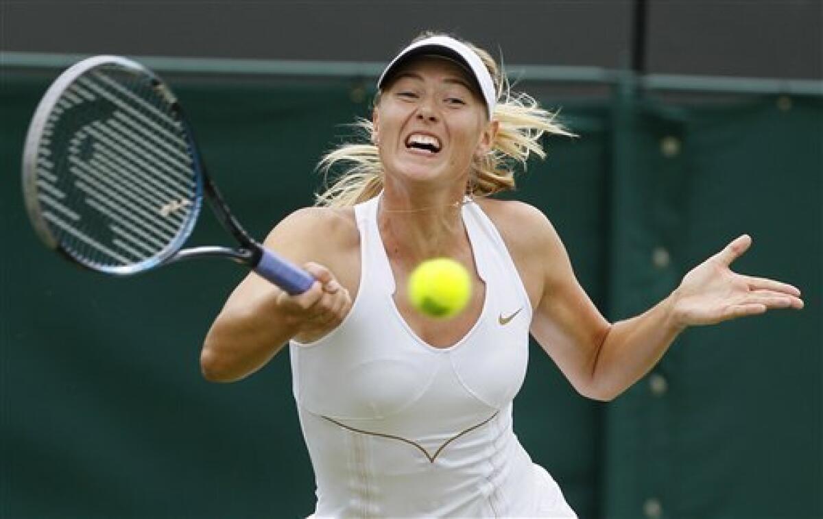 sharapova wimbledon 2022