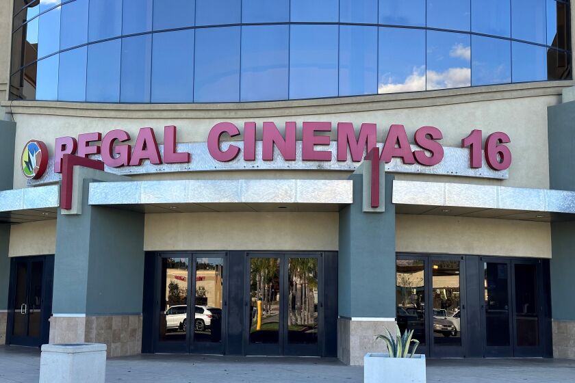 The Regal movie theater on West Valley Parkway in Escondido is closing.