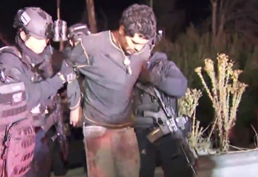 Los Angeles police apprehended a man matching the description of the Shadow Hills prowler.