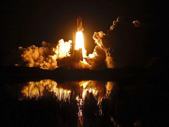 Shuttle Endeavour launches