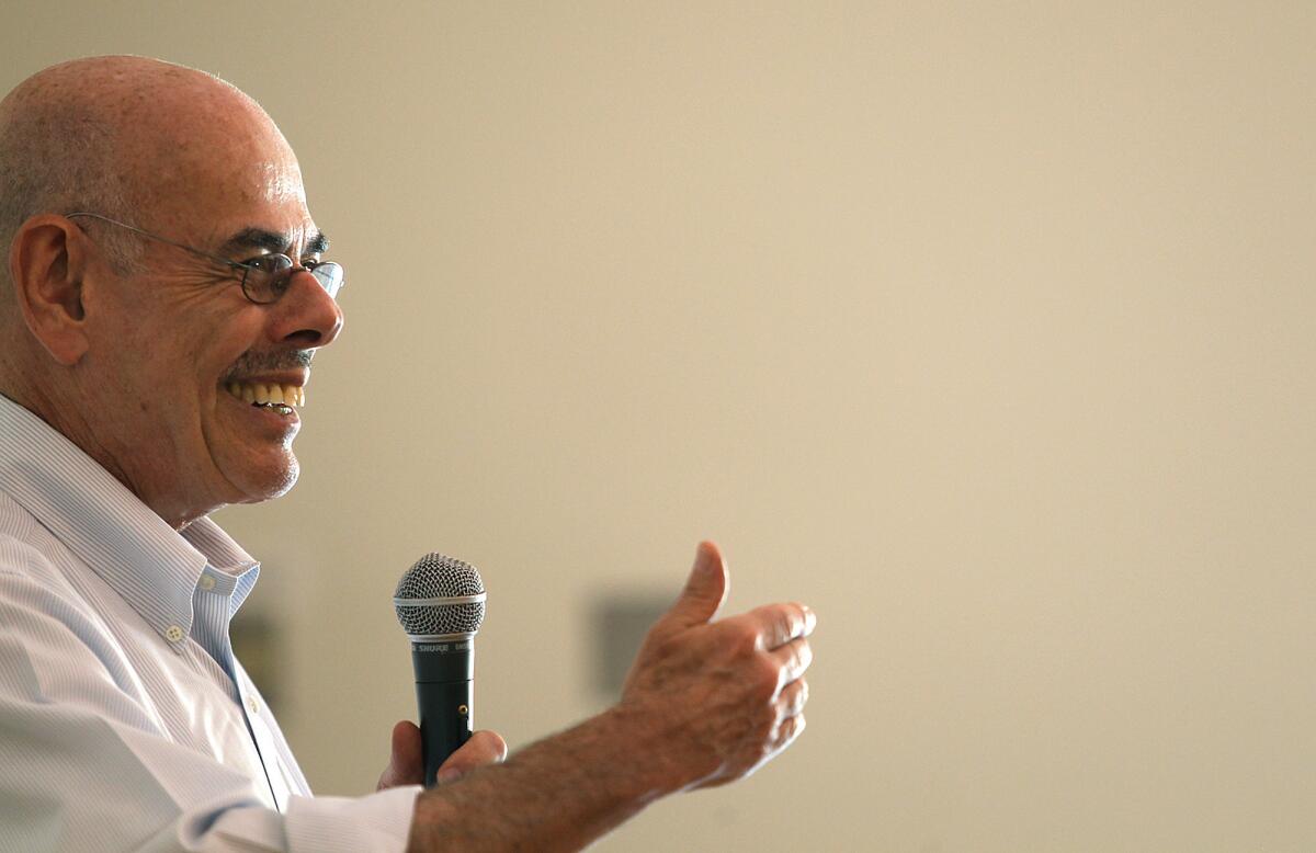 Rep. Henry Waxman at Peninsula Center Library in Rolling Hills Estates.