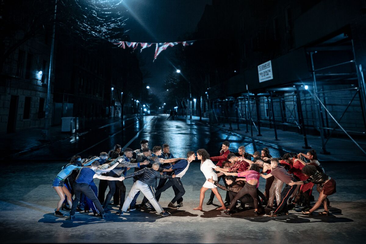 "West Side Story," with video design by Luke Halls. 