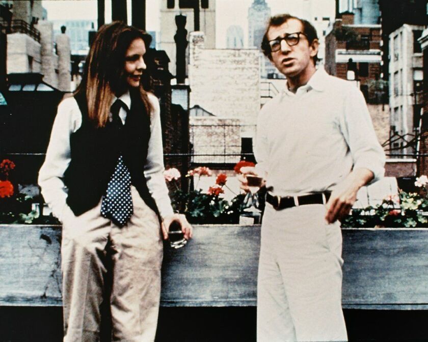 Woody Allen and Diane Keaton in "Annie Hall" (1977).