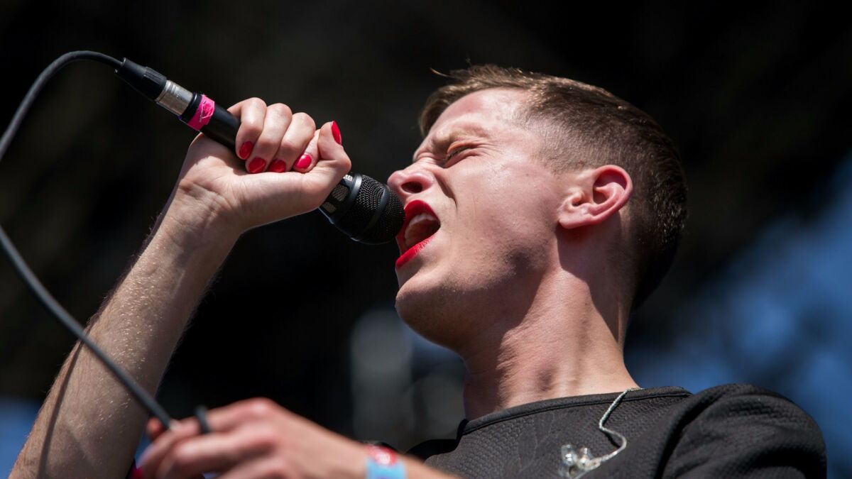 Perfume Genius at the 2015 edition of the Coachella Valley Music and Arts Festival.
