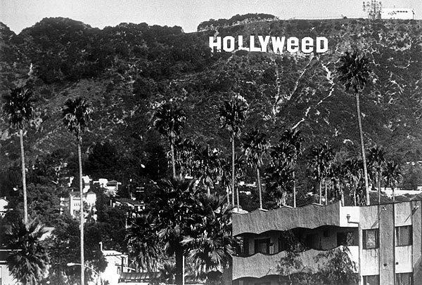 Before the installation of a security system, the Hollywood sign was a favorite target of pranksters.