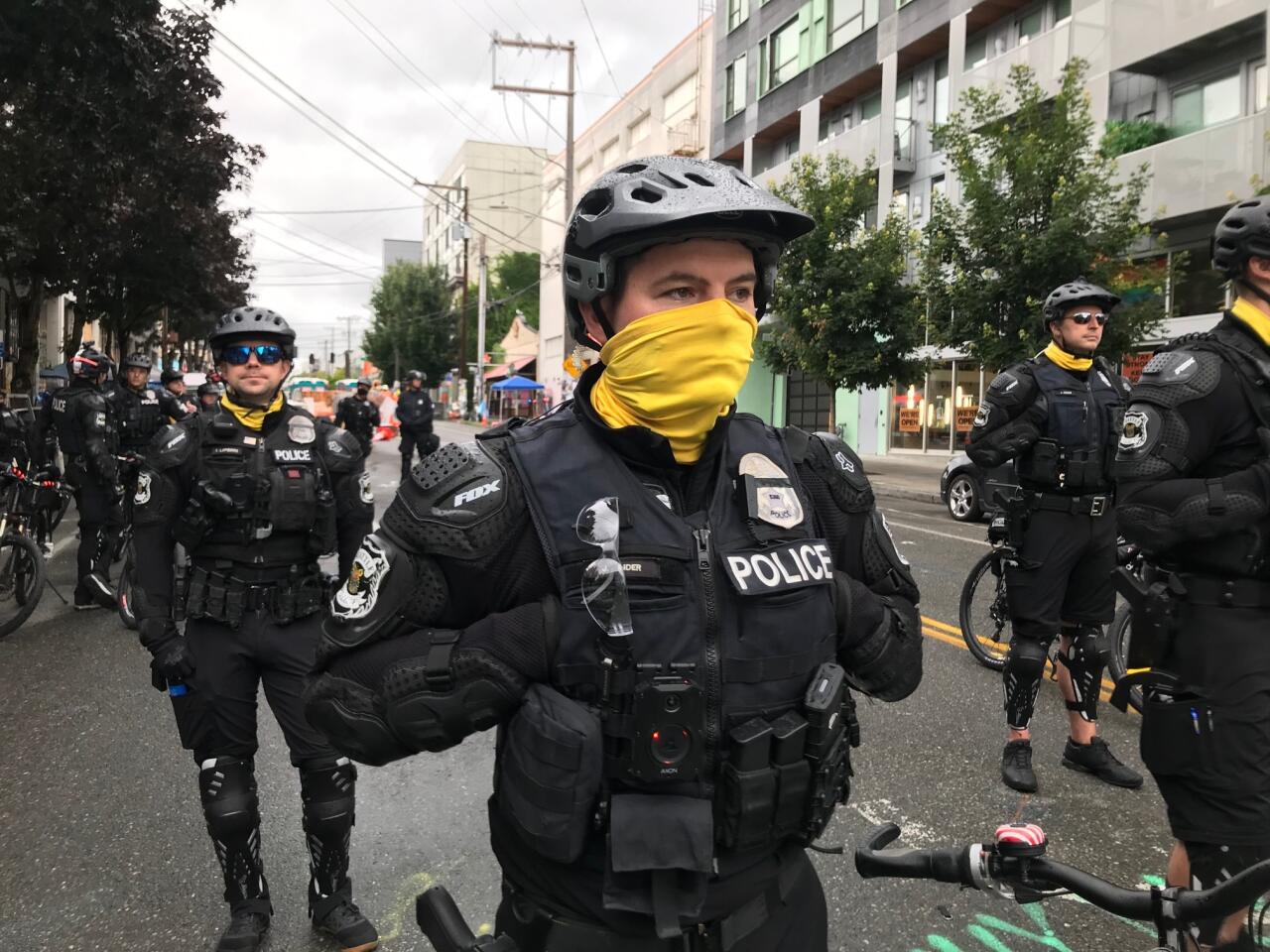 Police clear out Seattle’s protest zone