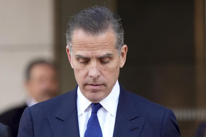 Hunter Biden leaves federal court, Thursday, Sept. 5, 2024, in Los Angeles, after pleading guilty to federal tax charges. (AP Photo/Jae C. Hong)