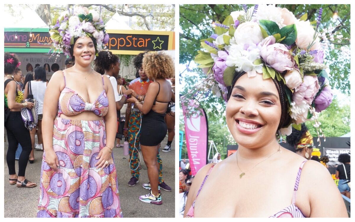 Antoinette Henry at Afropunk in Brooklyn, N.Y.