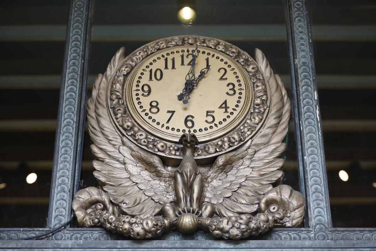 An intricate old clock