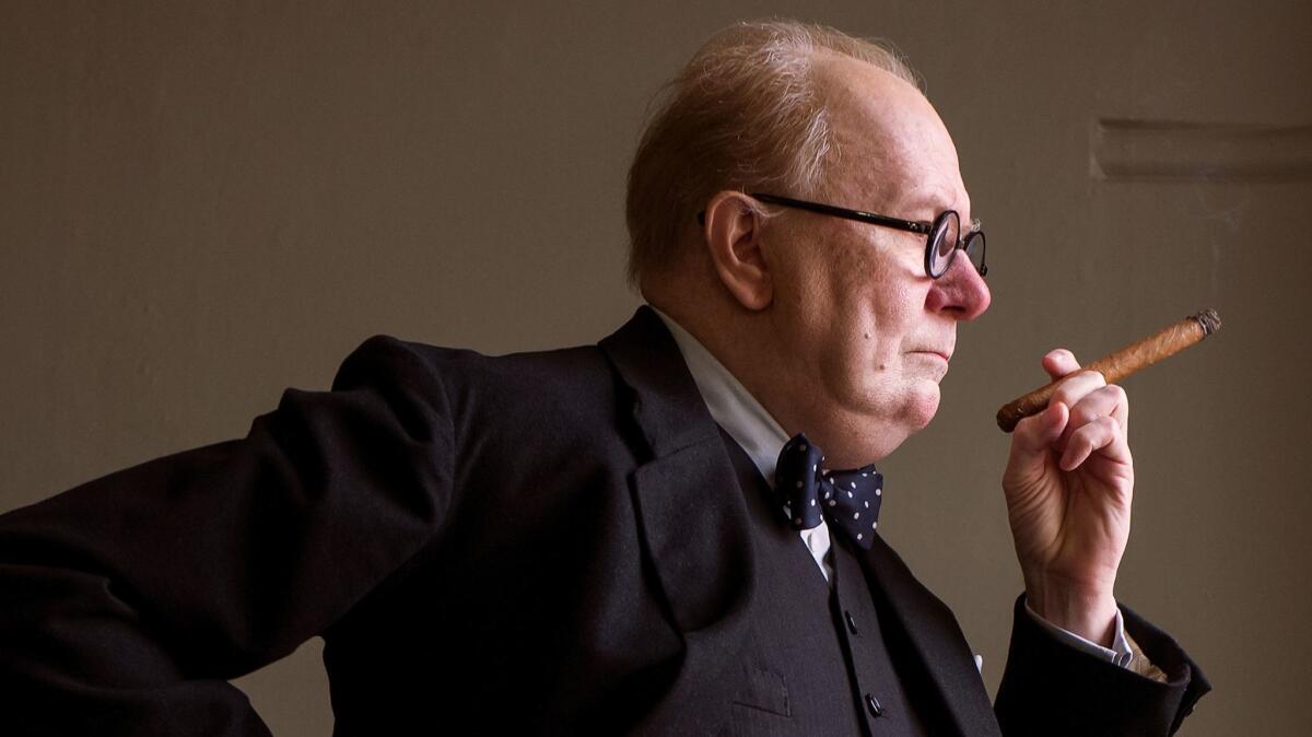 Gary Oldman stars as Winston Churchill in Joe Wright's "Darkest Hour."