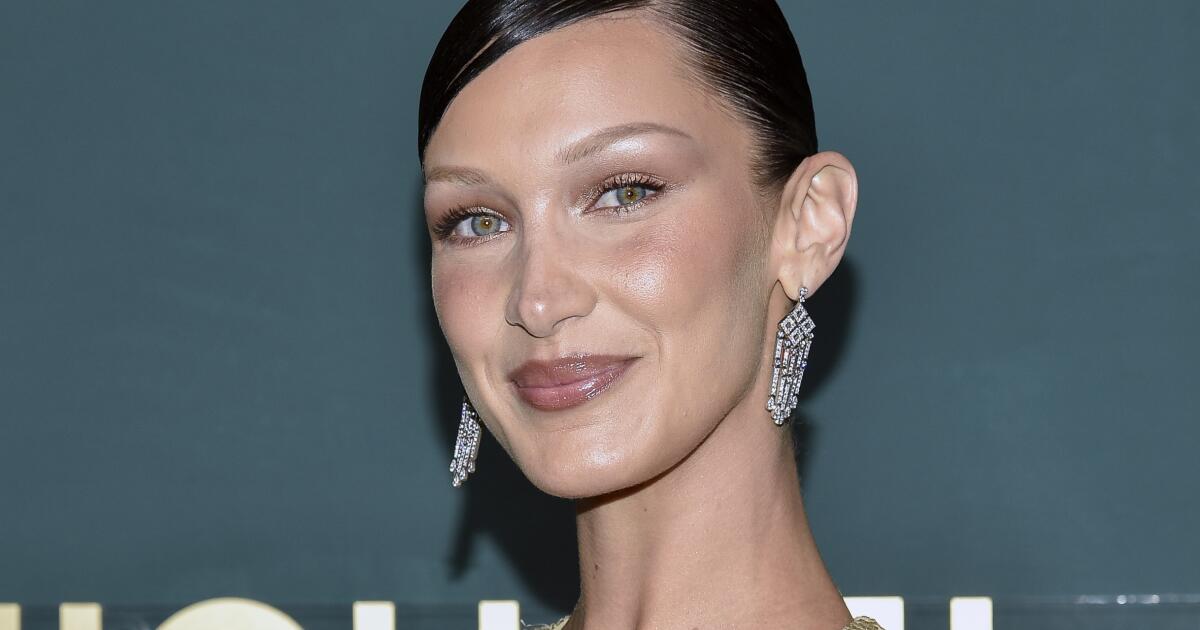 Bella Hadid celebrates 10 months sober during her dry July - Los Angeles  Times
