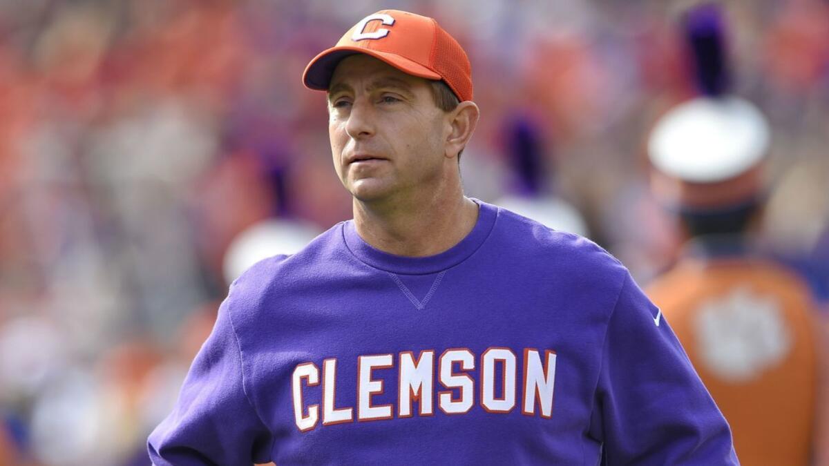 Clemson coach Dabo Swinney is being blasted for comments he made in a radio interview in February.