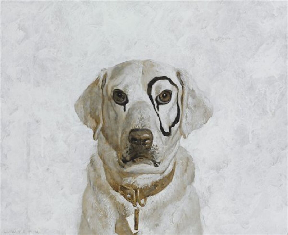 Jamie Wyeth dog picture sells for $218,500 in NYC - The San Diego  Union-Tribune