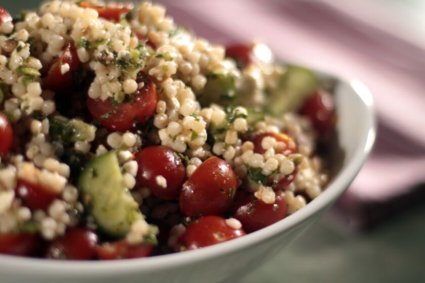 Summer Salad with Israeli Couscous.