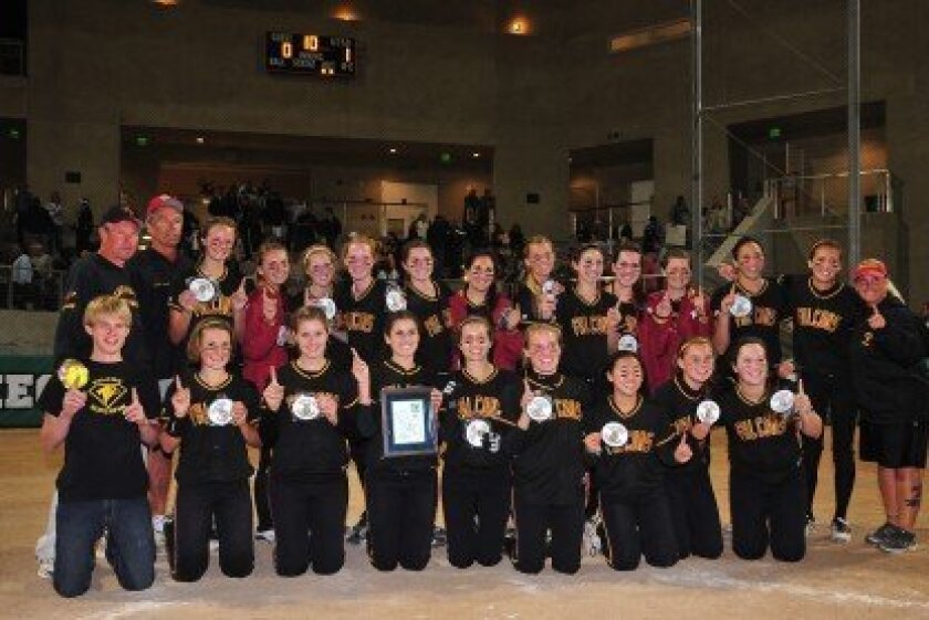 After 10 innings, the TPHS girls softball team won the CIF softball championship over Carlsbad.